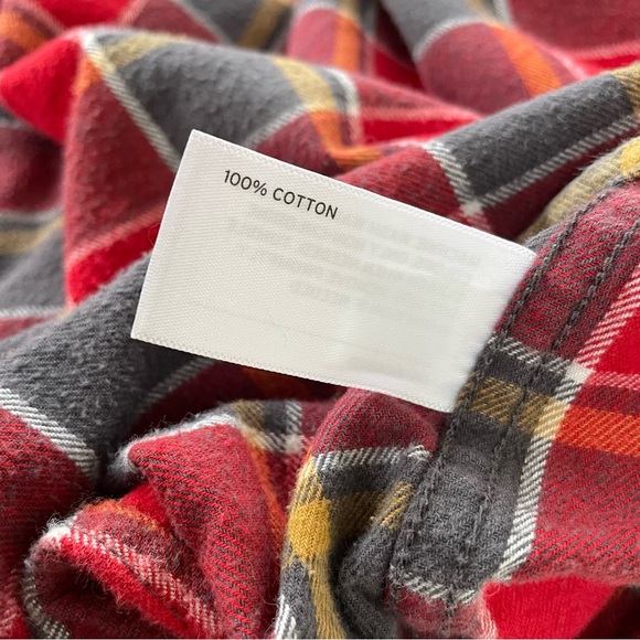 Duluth Trading Company Men's Red Free Swingin' Flannel Standard Fit Shirt Sz 2XL - Picture 5 of 7